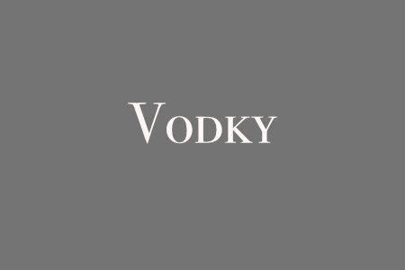 vodky