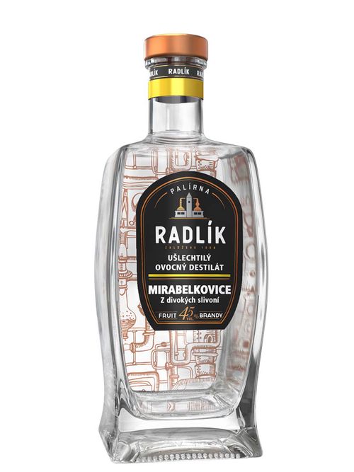 Palírna Radlík Radlík Mirabelkovice 45% 0,5l