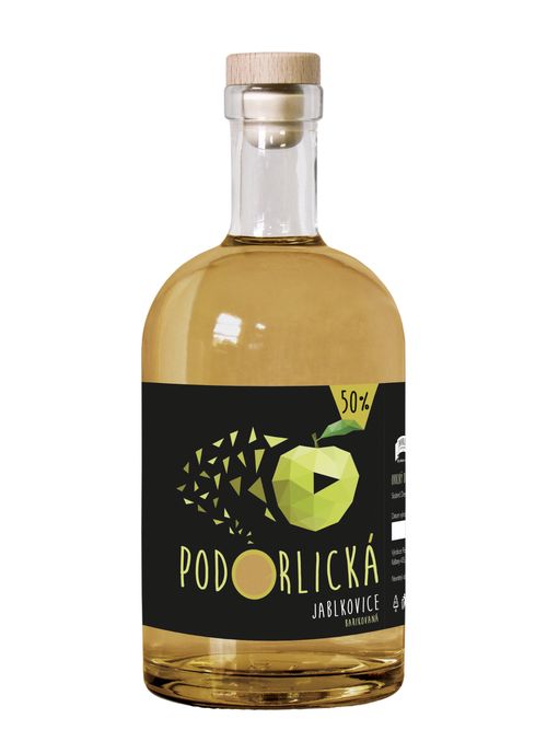 Podorlická palírna Podorlická Jablkovice Barikovaná 50% 0,5l