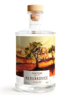 Lihovar Ponešice Ponešická Meruňkovice 40% 0,5l