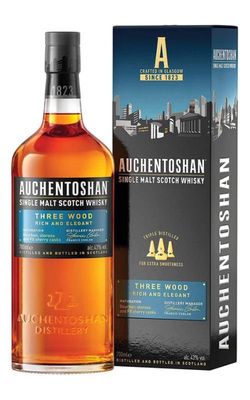 Auchentoshan Three Wood 0,7l 43%