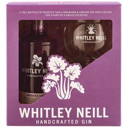 Whitley Neill Rhubarb & Ginger 0,7l 43% + 1x sklo GB