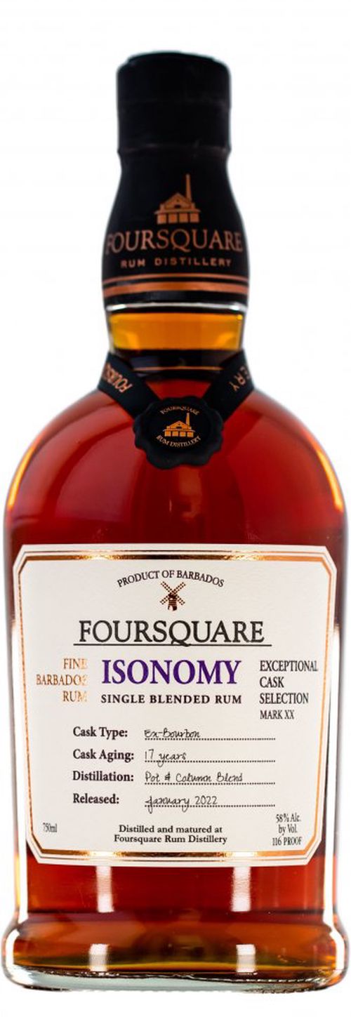 Foursquare ISONOMY 17y 0,75l 58% / Rok lahvování 2022