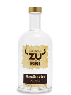 Pálenice Zubří Zubří Hruškovice 50% 0,5l