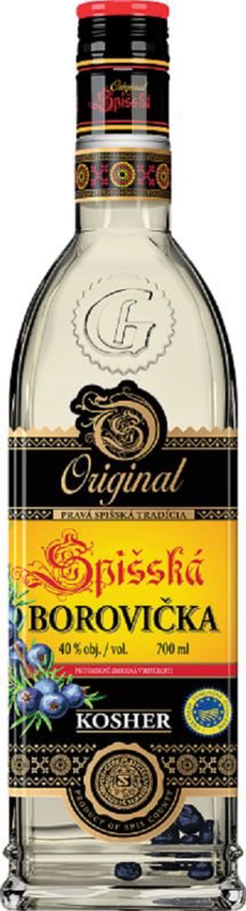 Spišská Originál Borovička Kosher 0,7l 40%