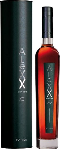 Brandy AleXX Platinum XO 0,5l 40% Tuba