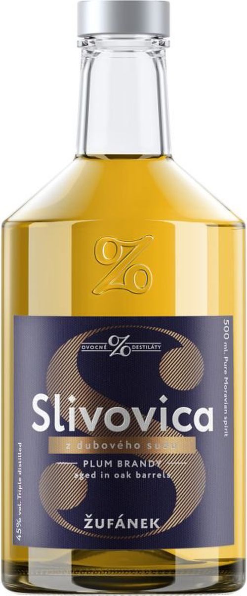 Slivovica Žufánek z dubového sudu 0,5l 45%