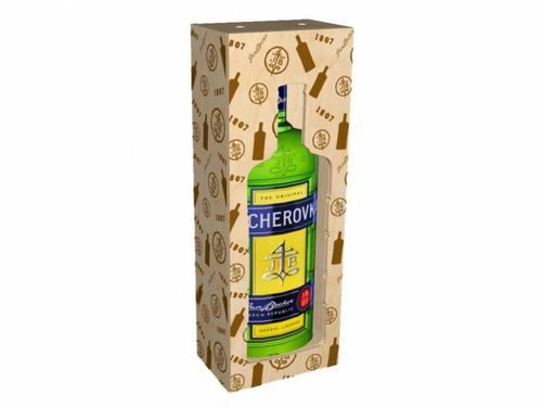 Becherovka 2×3l 38% Dřevěný box