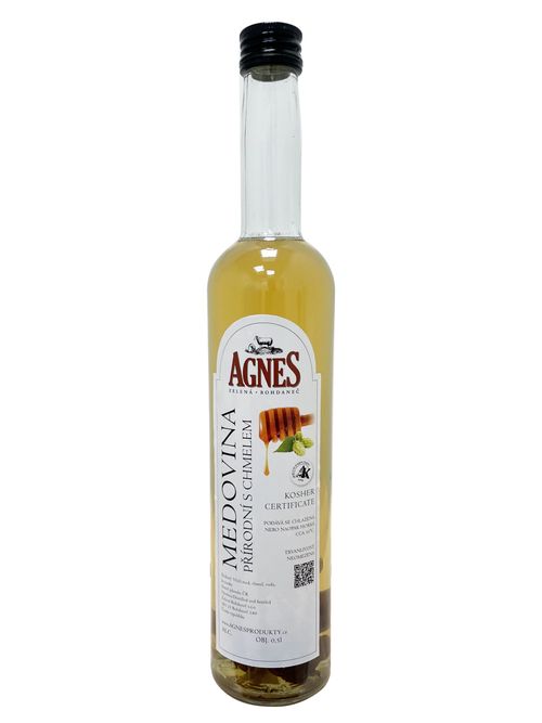 Agnes Zelená Bohdaneč Agnes Medovina s chmelem 12,2% 0,5l