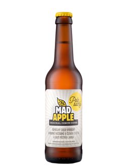 Moštárna Louny Mad Apple Polosuchý cider 4,5% 0,33l