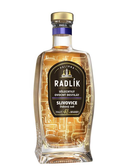 Palírna Radlík Radlík Slivovice z dubového sudu 43% 0,5l