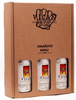 VICAN Box Vinařství roku 2019 - Výběr vinaře Tomáše Vicana 2019 3×0,75l GB