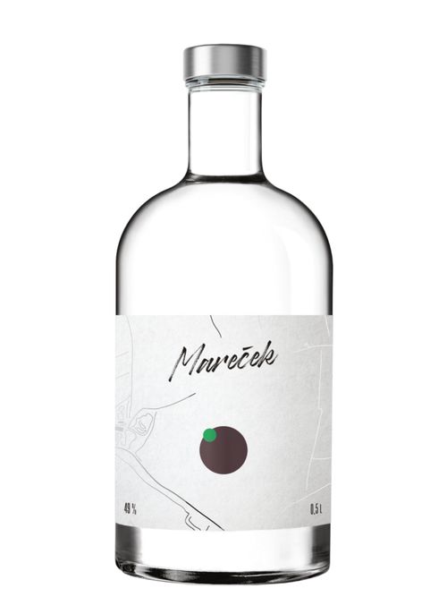 Lihovar Mareček Mareček Černý rybíz 49% 0,5l