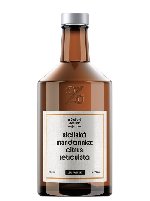 Žufánek Sicilská bio mandarinka 42% 0,5l