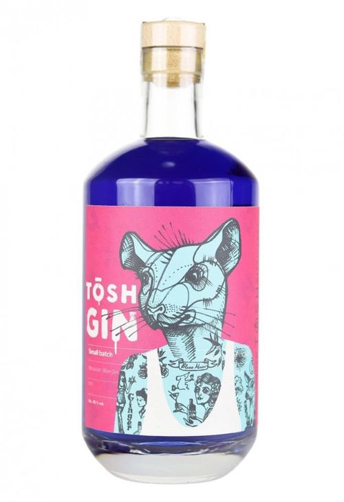 Tosh Gin Modrý 0,5l 45%